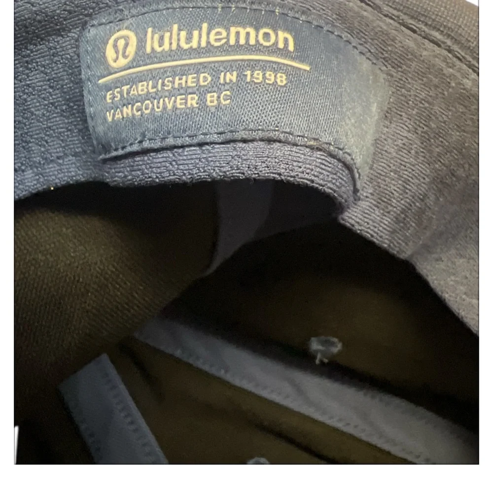 lululemon Adjustable Baseball Hat Blue S/M Unisex‎ Logo
